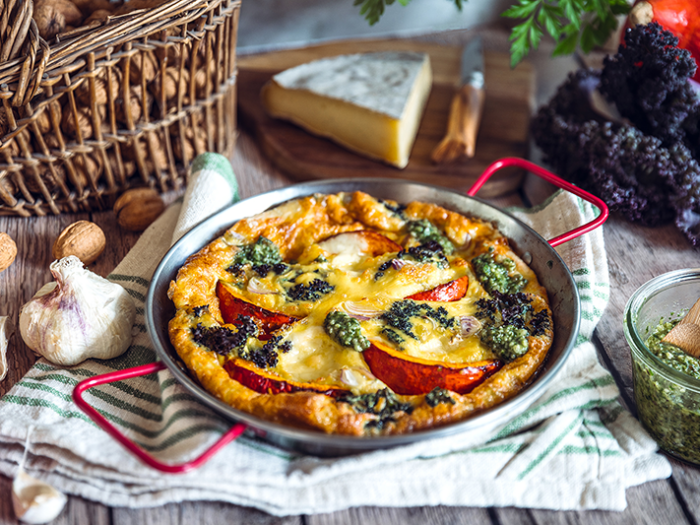 Frittata de potimarron, agneau de l&rsquo;adret